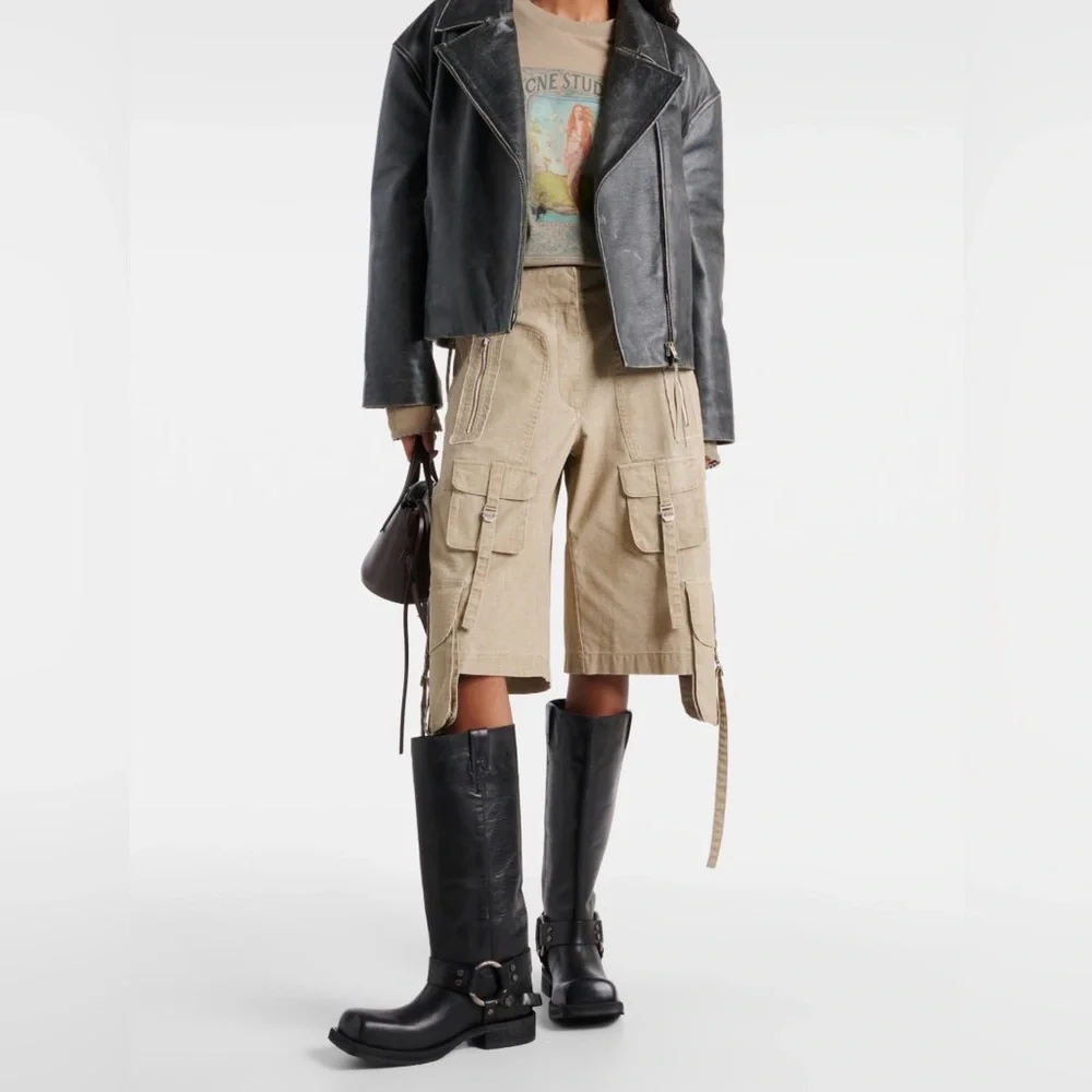Acne Studios Leather Buckle Boots - Picture 9 of 9